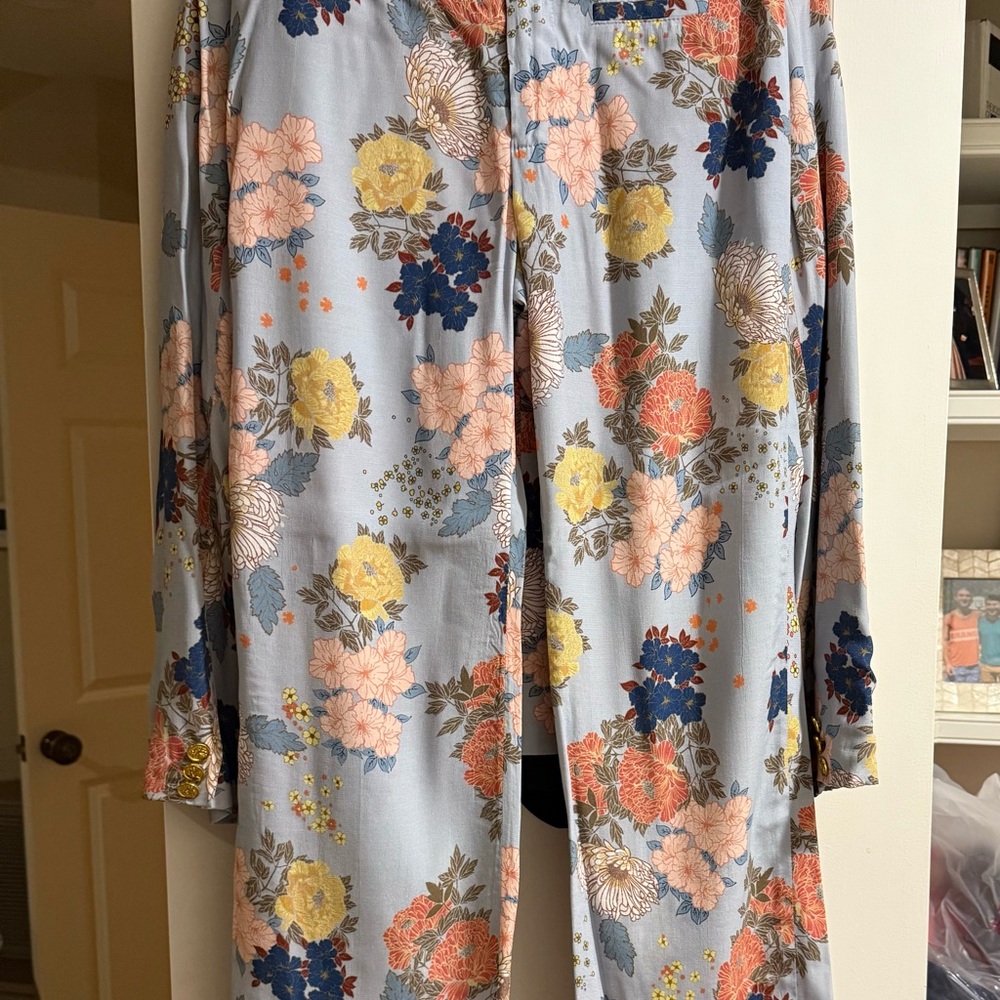 Smythe Floral Viscose Trousers